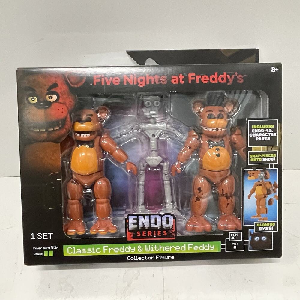 Five Nights At Freddy’s Endo Series Classic Freddy + Withered Figure NEW 2025